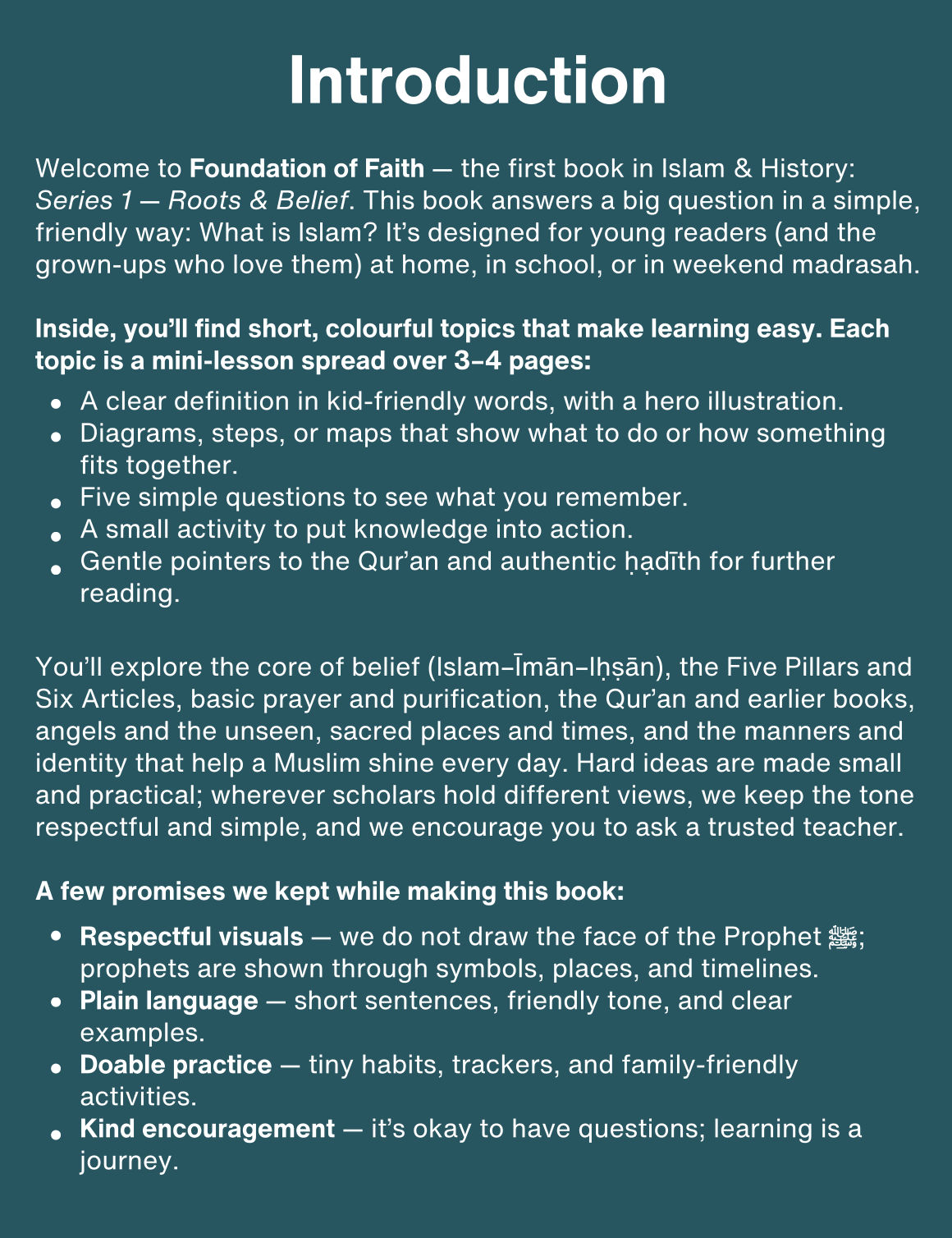 E-Book - Islam & History. Foundation of Faith