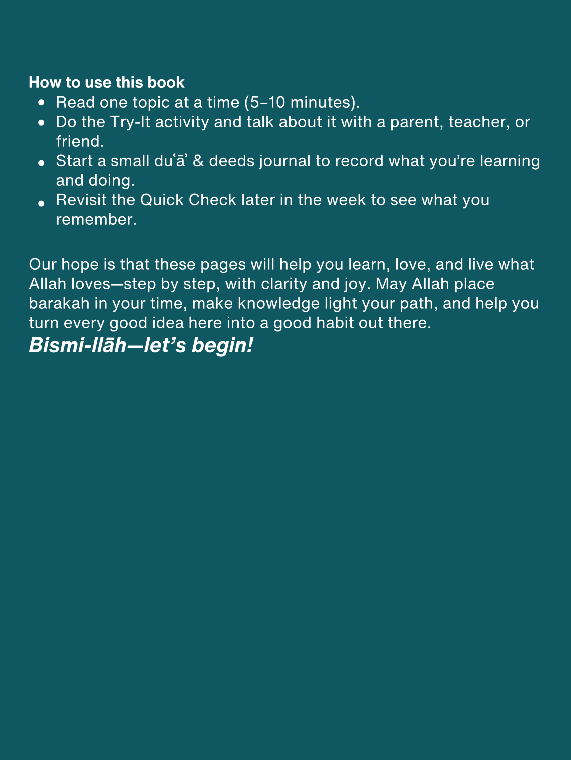 E-Book - Islam & History. Foundation of Faith