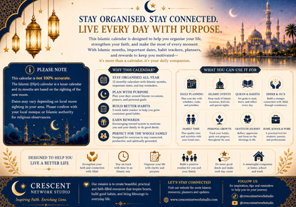 Printable - Islamic Family Planner. Complete Bundle