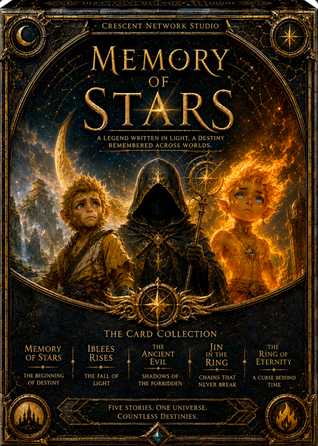 Digital + Printable -. Memory of Stars. Collectible Info Cards