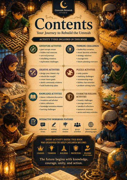 Printable - The Rising Ummah. Multiple Activity Book