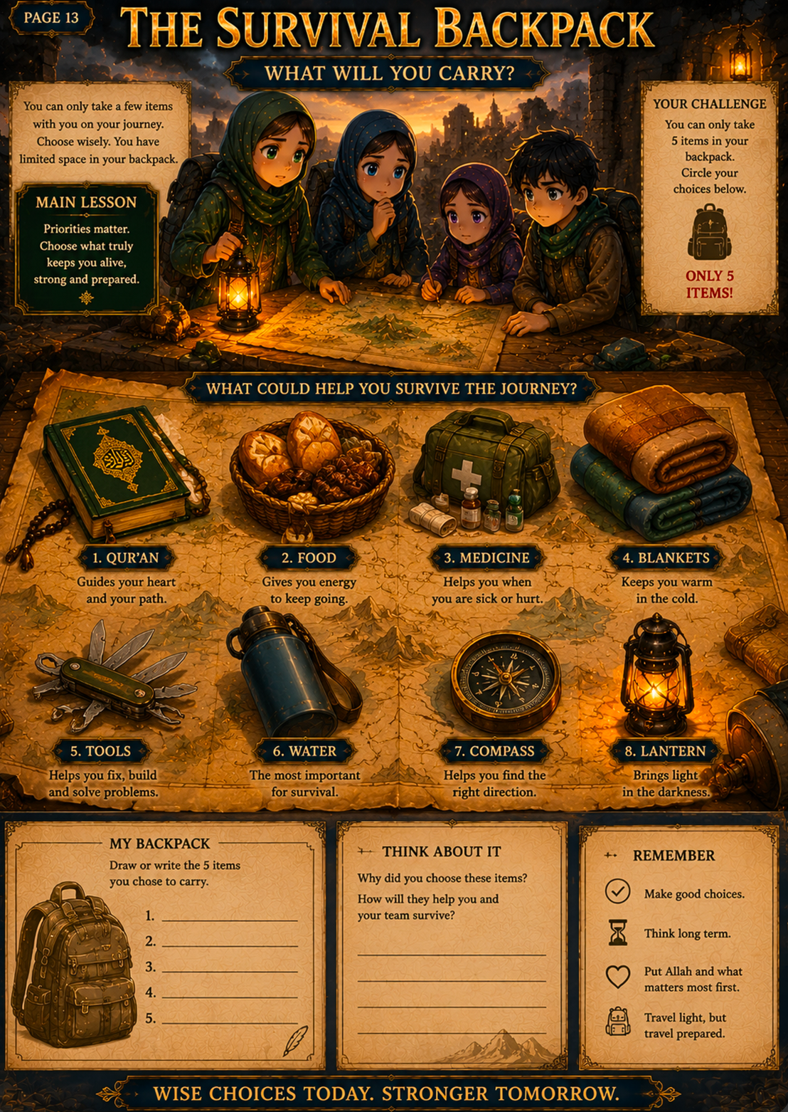 Printable - The Rising Ummah. Multiple Activity Book