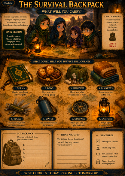 Printable - The Rising Ummah. Multiple Activity Book